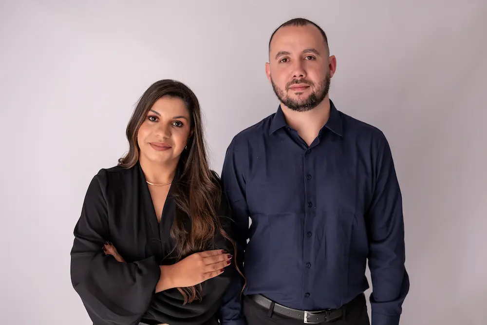 Jheniffer e Rafael, fundadores da BJR Assessoria Contábil